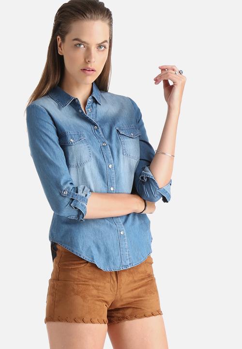 Noisy May - Pixie Denim Shirt