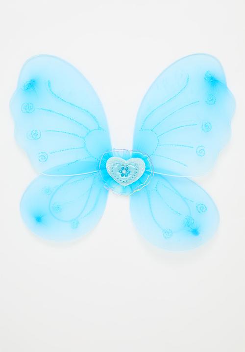 Pop Candy - Girls fairy 4 piece costume set - blue