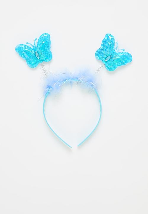 Pop Candy - Girls fairy 4 piece costume set - blue