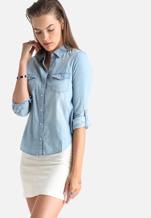 Noisy May - Pixie Denim Shirt