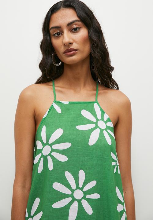Superbalist - strappy trapeze midi dress - floral
