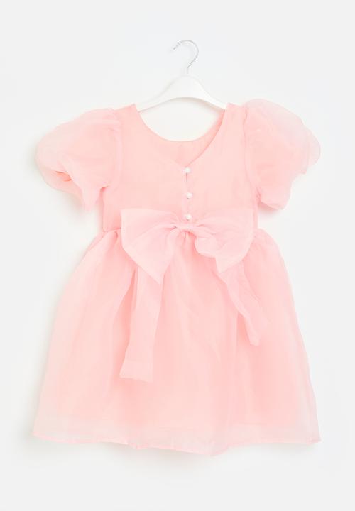 Pop Candy - Puff sleeve dress - pink