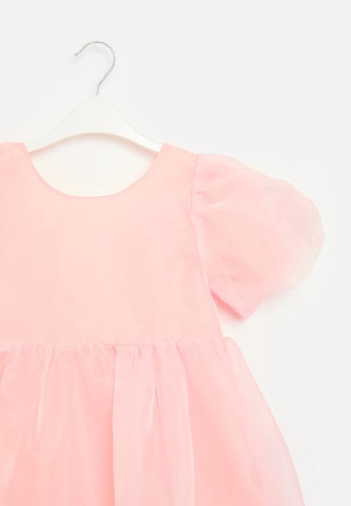 Pop Candy - Puff sleeve dress - pink