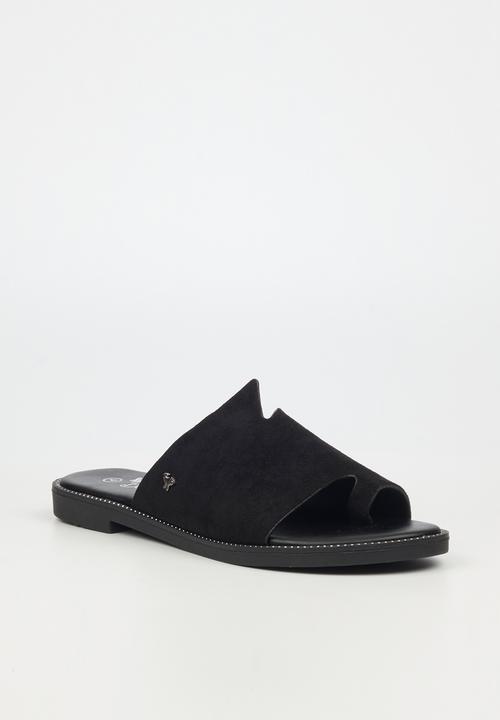 Butterfly Feet - Frost9 thong sandal - black
