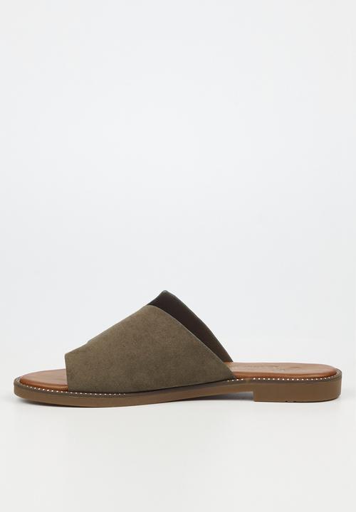 Butterfly Feet - Frost9 thong sandal - olive