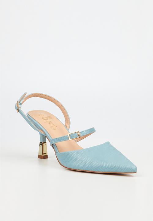 Butterfly Feet - Priya 1 court heel - blue