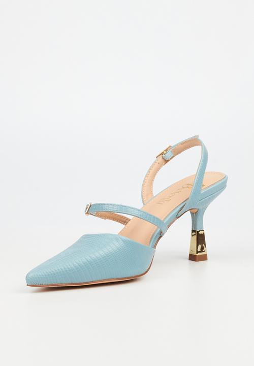 Butterfly Feet - Priya 1 court heel - blue