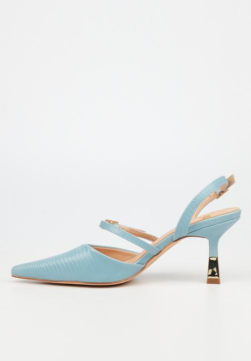 Butterfly Feet - Priya 1 court heel - blue
