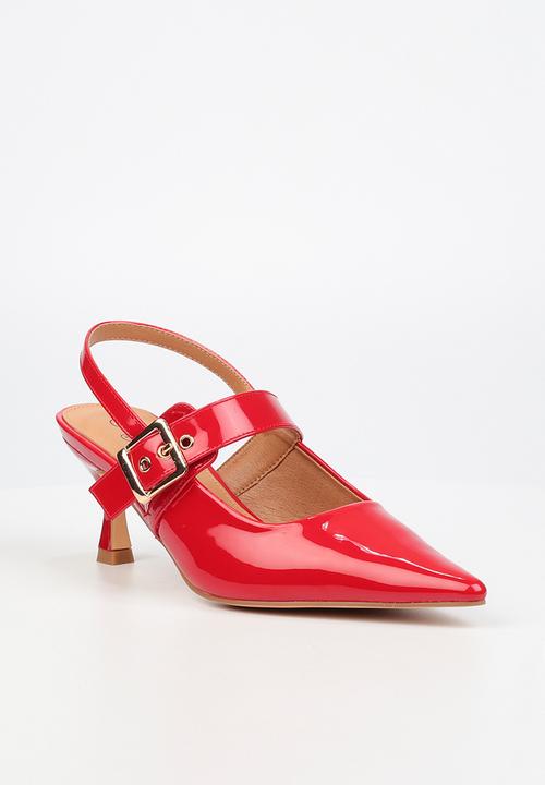 Butterfly Feet - Trisha1 slingback court - red