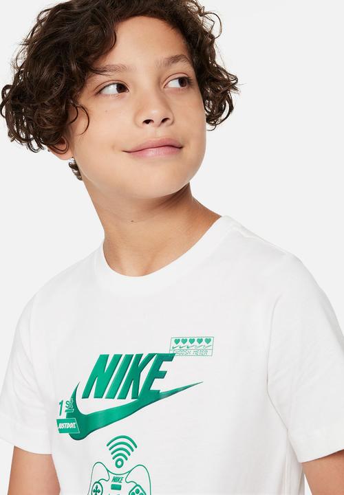 Nike - K nsw tee futura fill ho23 - white