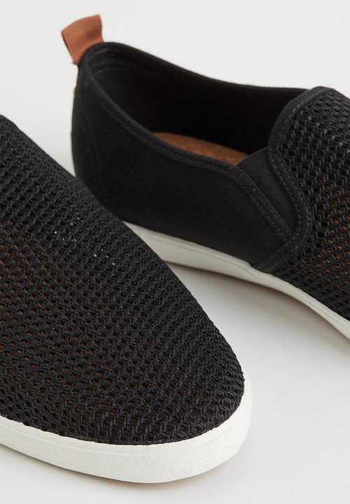 H&M - Slip-on trainers - black