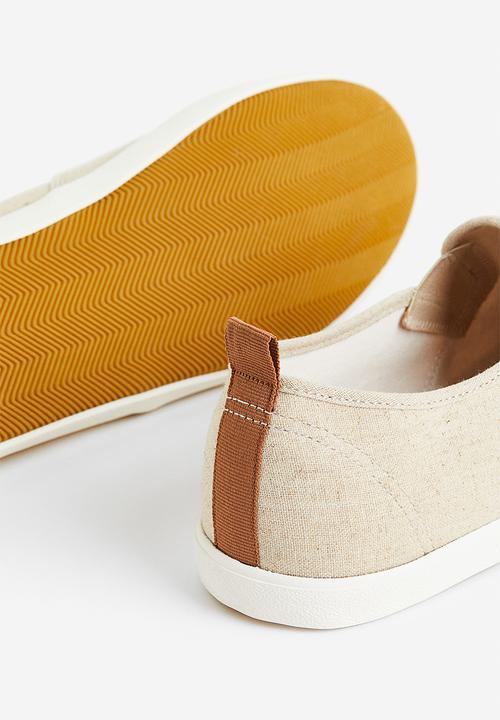 H&M - Slip-on trainers - light beige