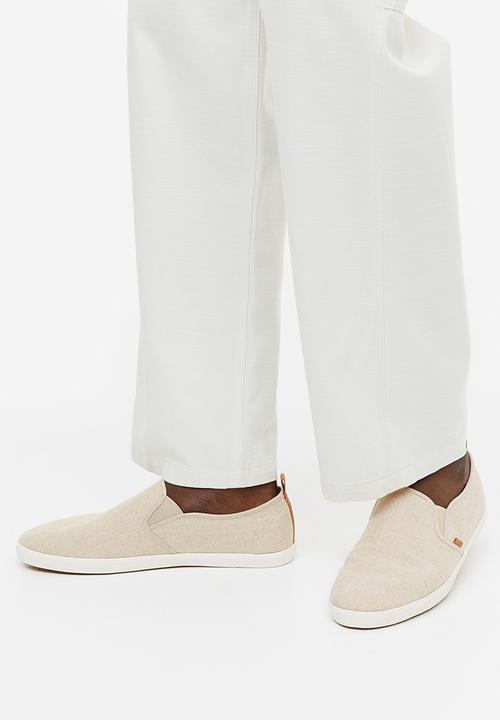 H&M - Slip-on trainers - light beige