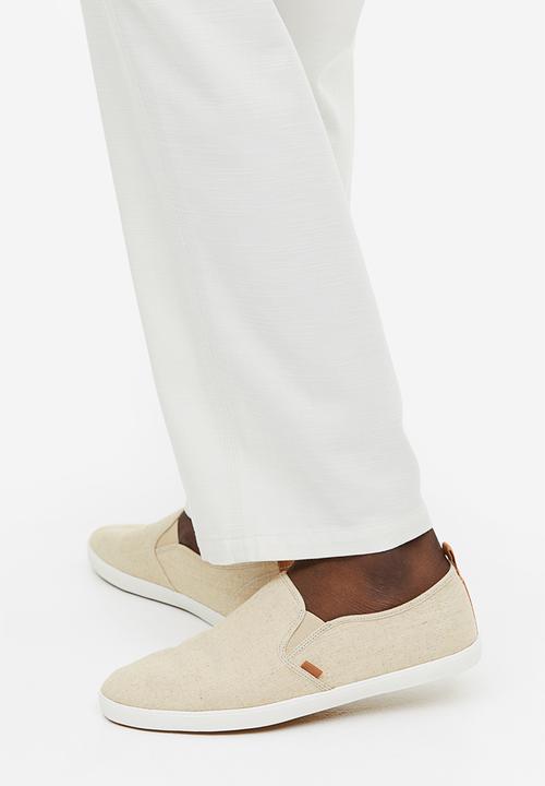 H&M - Slip-on trainers - light beige