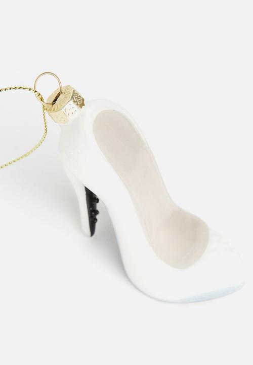 H&M - Christmas decoration - white/shoe