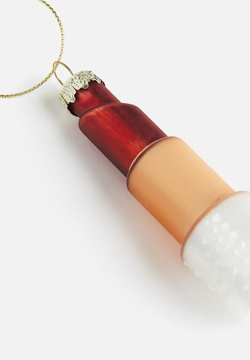 H&M - Christmas decoration - red/lipstick