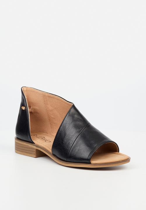 Miss Black - Micah5 asymmetric sandal - black