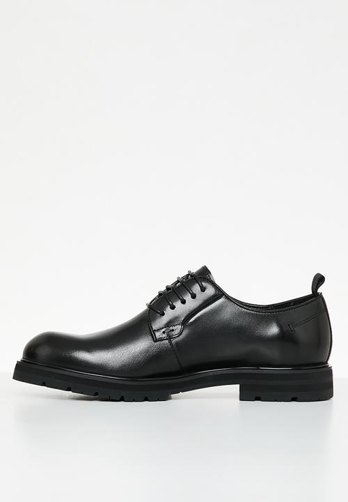 POLO - Casual rounded lace up - black 