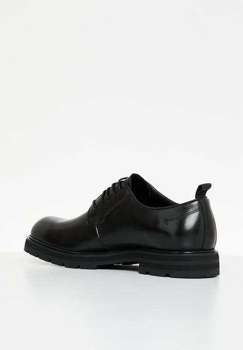 POLO - Casual rounded lace up - black 