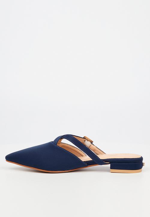 Miss Black - Salina2 mule - navy