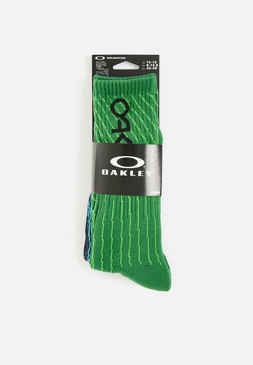 Oakley - Camo b1b rc socks 2.0 - mid-blue/green 
