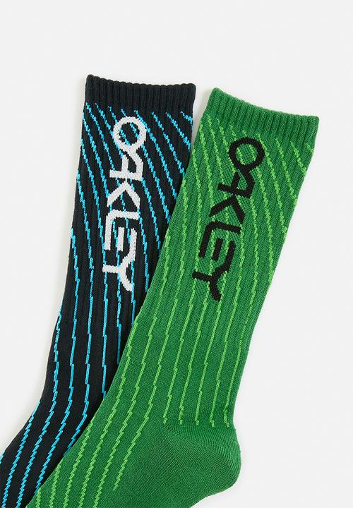 Oakley - Camo b1b rc socks 2.0 - mid-blue/green 