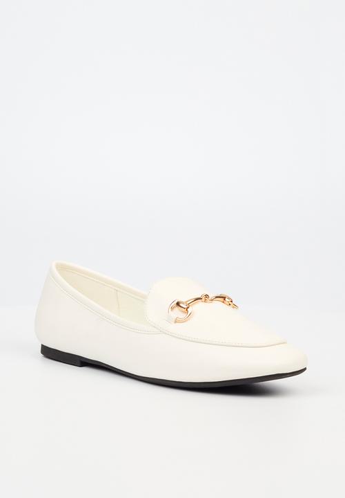 Miss Black - Jipsy2 loafer - white