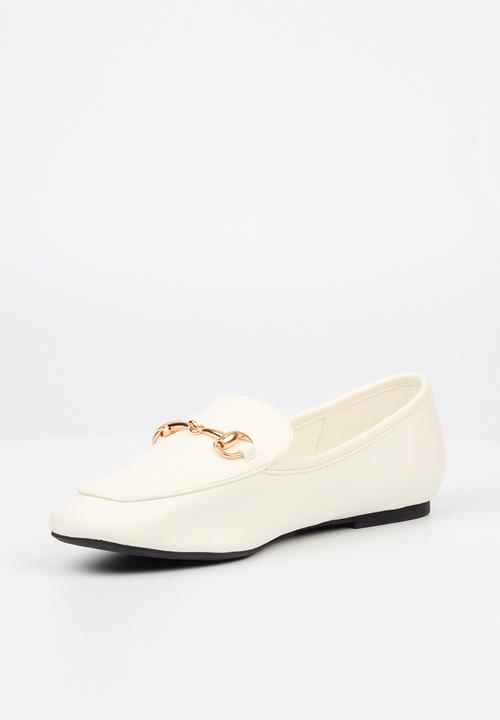 Miss Black - Jipsy2 loafer - white