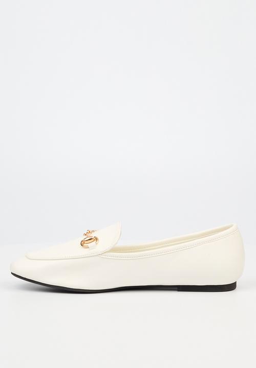 Miss Black - Jipsy2 loafer - white