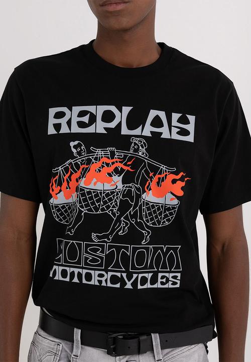 Replay - Basic jersey 30/1 - black