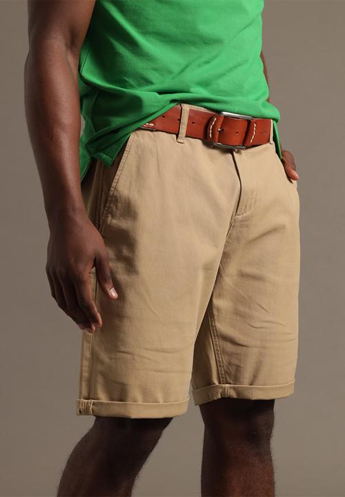 Aca Joe - Mens aca joe stretch brushed chino short - sand