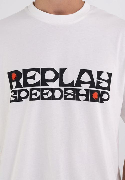 Replay - Basic jersey 30/1 - natural white
