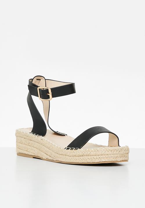 edit - Avani espadrille - black