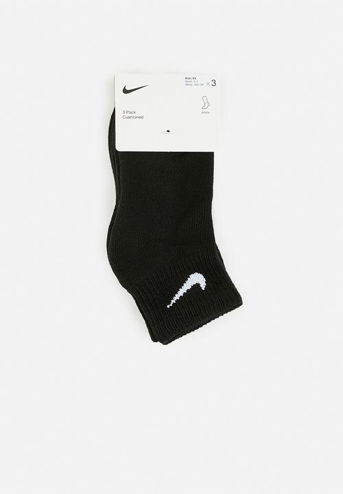 Nike - Nike ankle socks 3-pack - black1