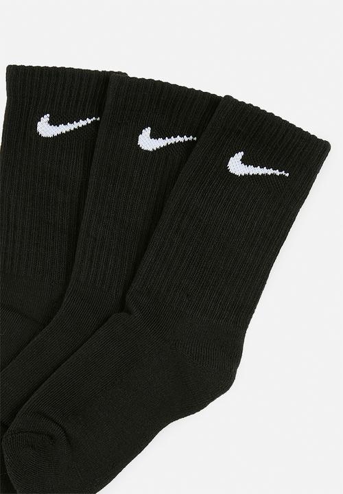 Nike - Nike crew socks 3-pack - black