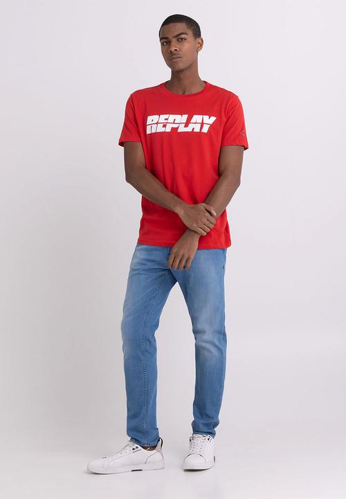 Replay - Basic jersey 30/1 - poppy red