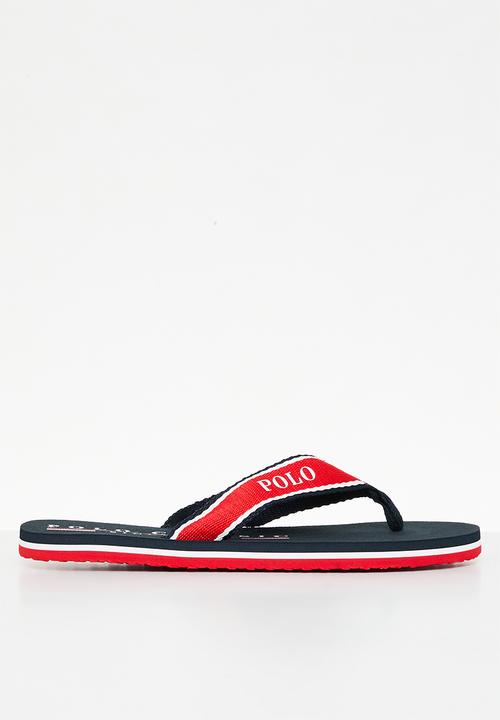 POLO - Polo jacquard flip flop - navy 
