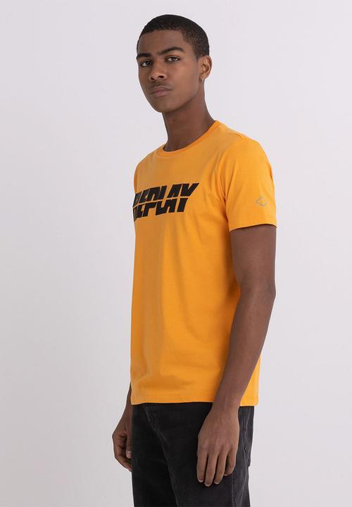 Replay - Basic jersey 30/1 - sport orange