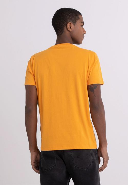 Replay - Basic jersey 30/1 - sport orange