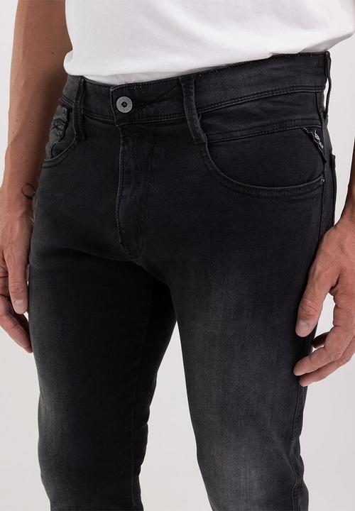Replay - Anbass Pantalone Slim - Dark Grey
