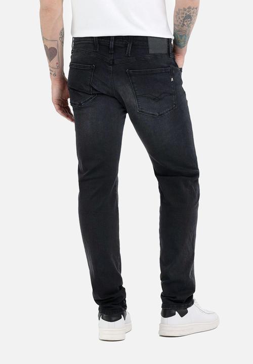Replay - Anbass Pantalone Slim - Dark Grey