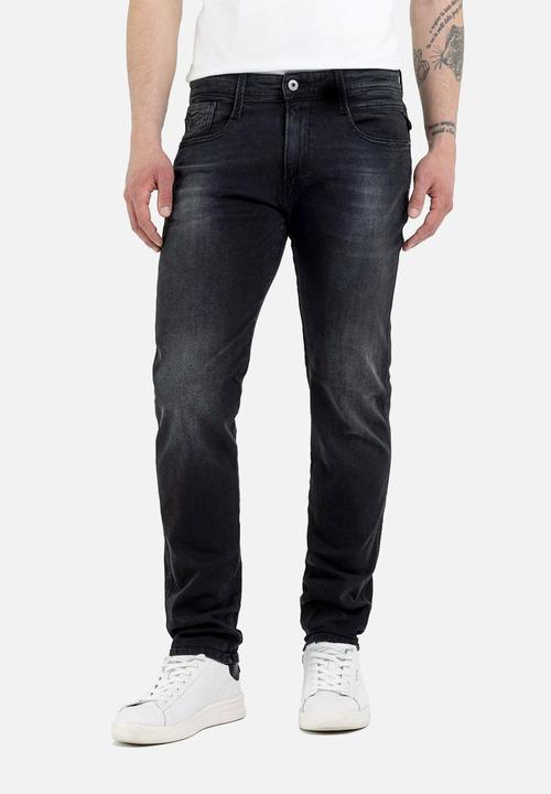 Replay - Anbass Pantalone Slim - Dark Grey