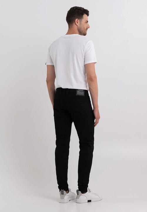 Replay - 11.5 OZ black modal power stretch denim super slim - black