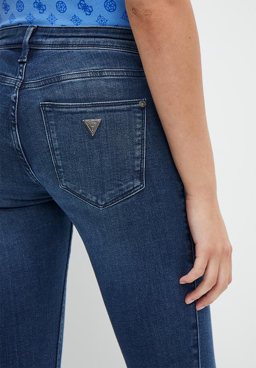 GUESS - Power skinny low rise - blue