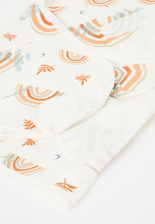 Pop Candy - Rainbow print sleeping bag - white 