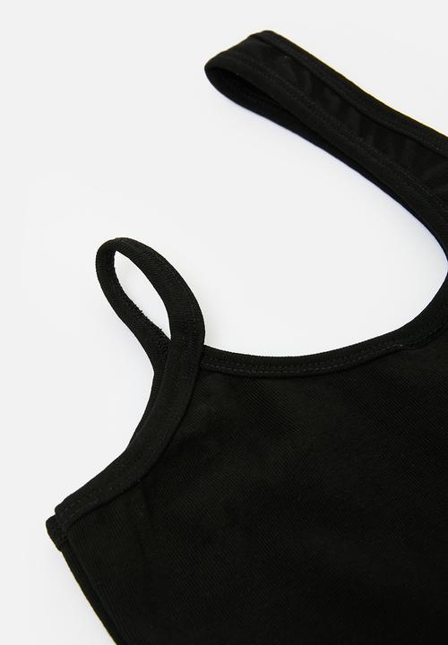Pop Candy - Asymmetrical vest - black
