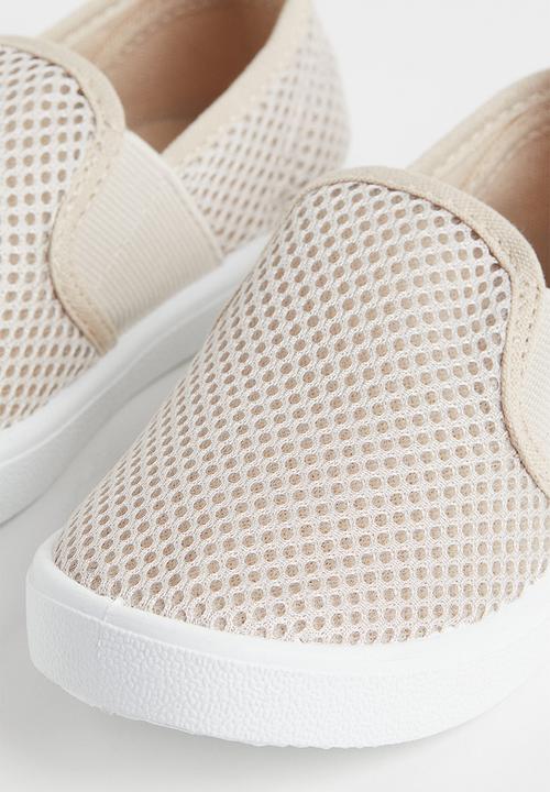 H&M - Slip-on trainers - light beige