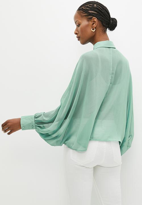 edit - Dolman sleeve shirt - beryl green