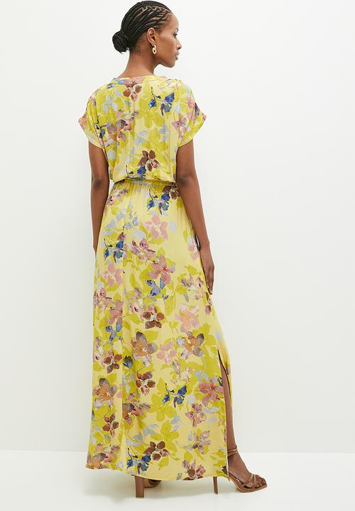 AMANDA LAIRD CHERRY - West - Chartreuse/Olive Flora