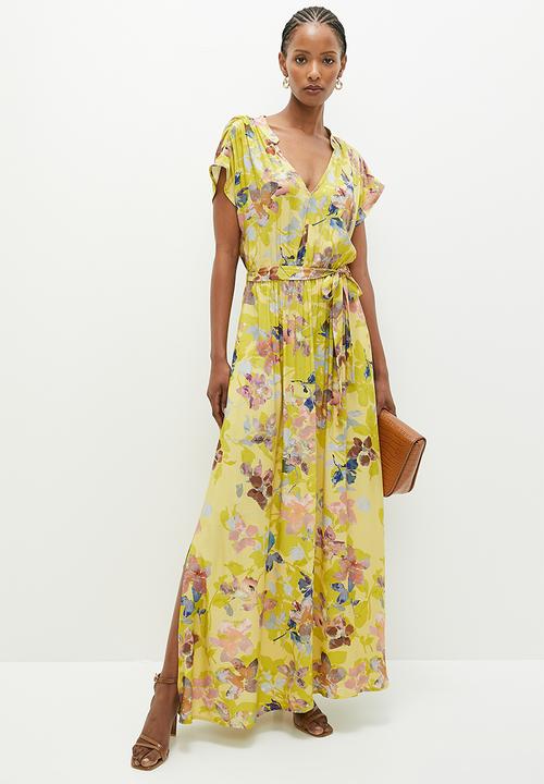 AMANDA LAIRD CHERRY - West - Chartreuse/Olive Flora